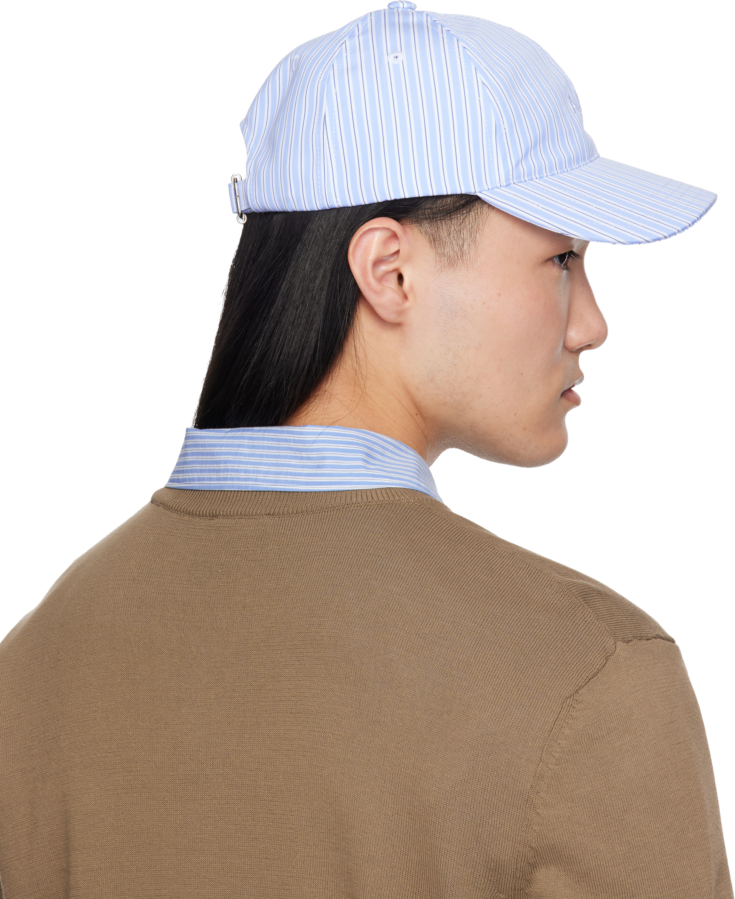 Blue & White Charlie Baseball Cap