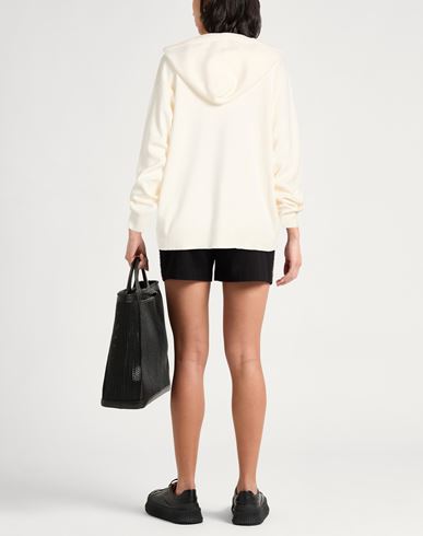 Woman Sweater Ivory Size L Virgin Wool