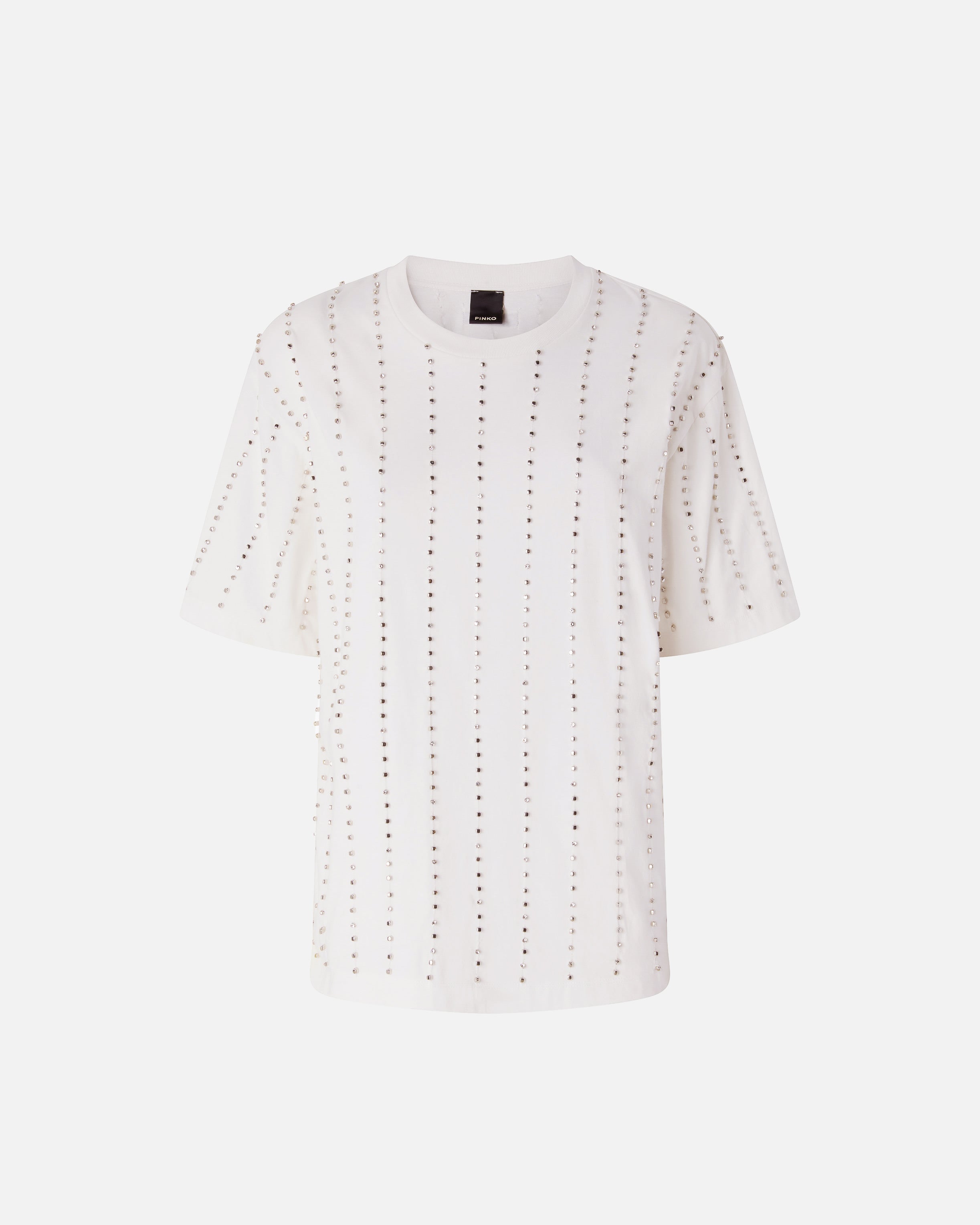 T-shirt with jewel stripes
