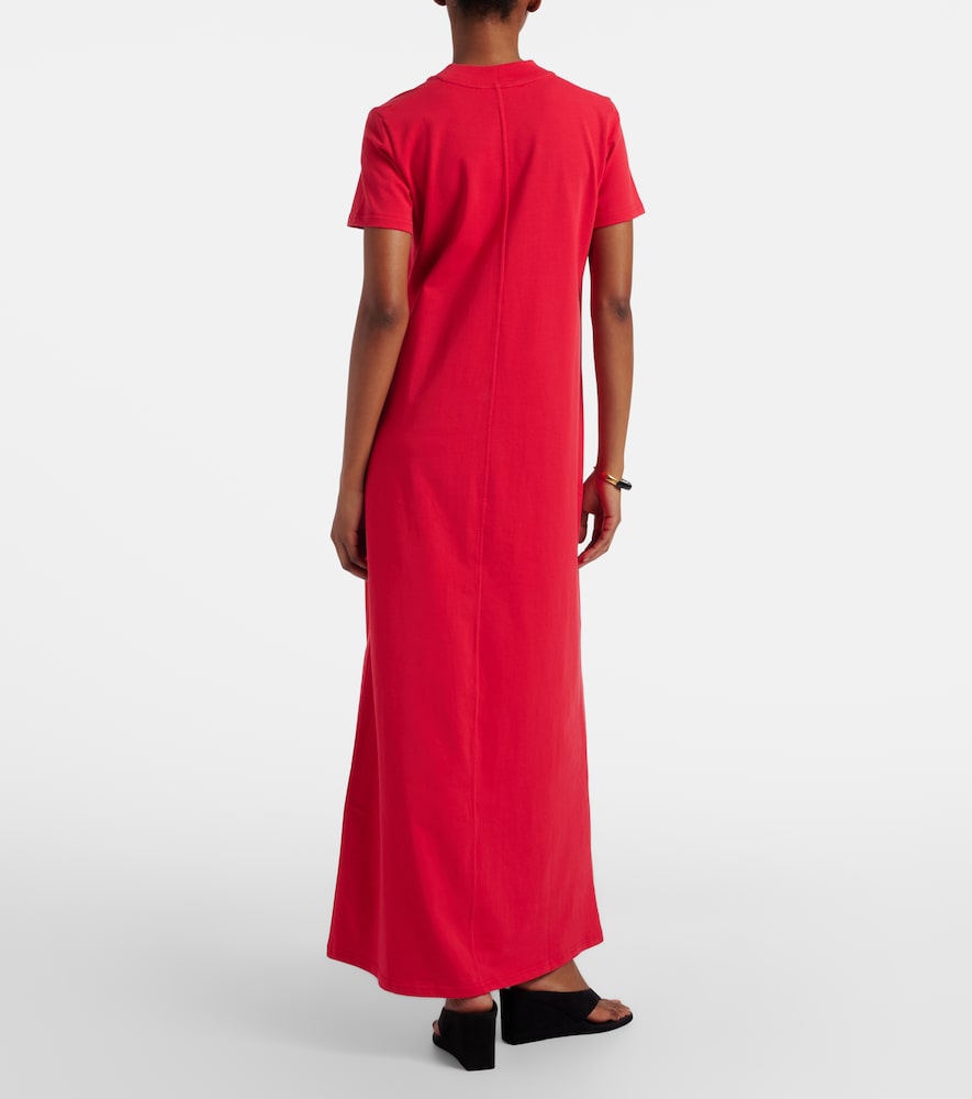 Malo cotton jersey maxi dress