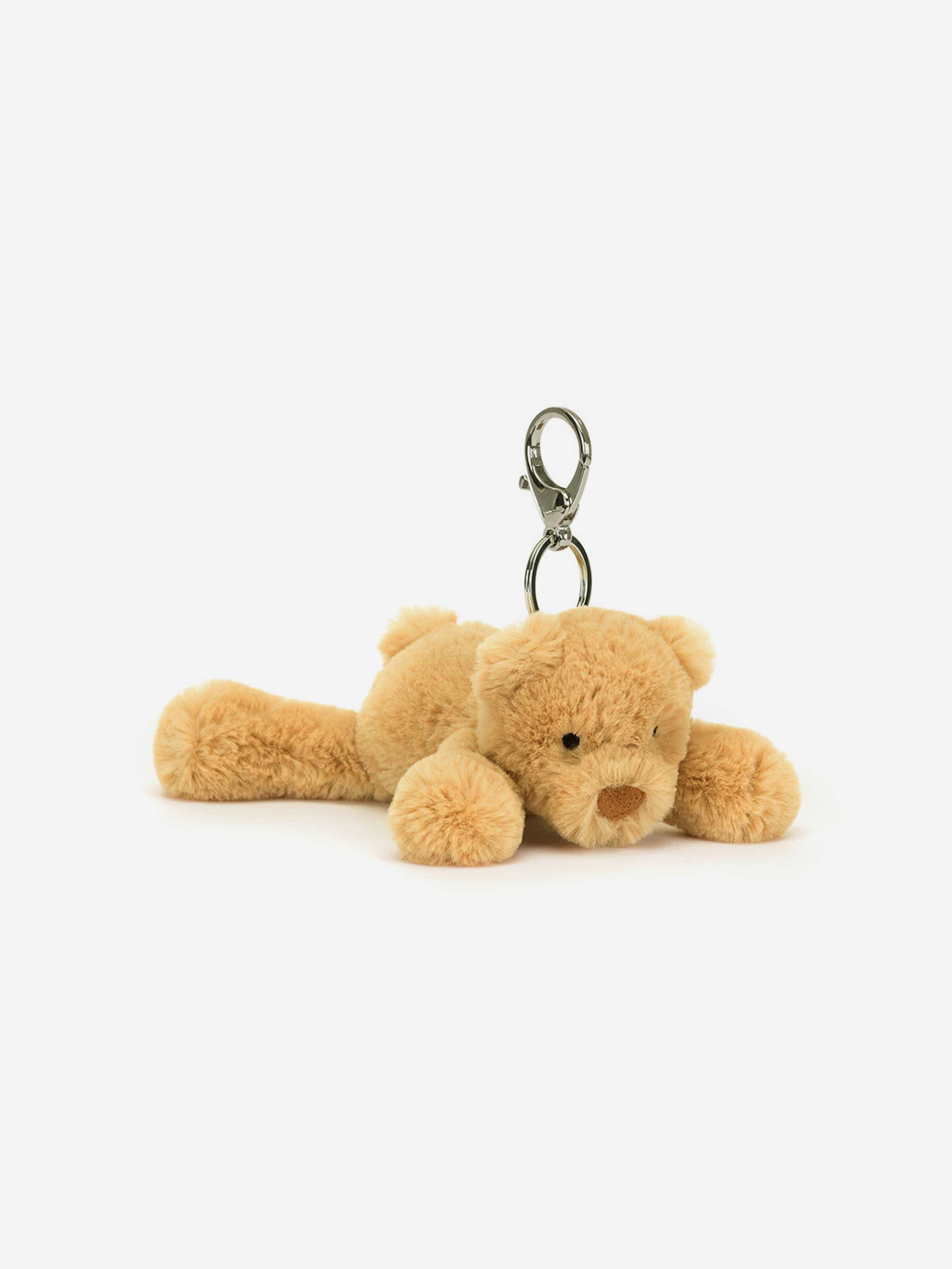 Jellycat Smudge Bear Bag Charm in Beige (16cm) One size