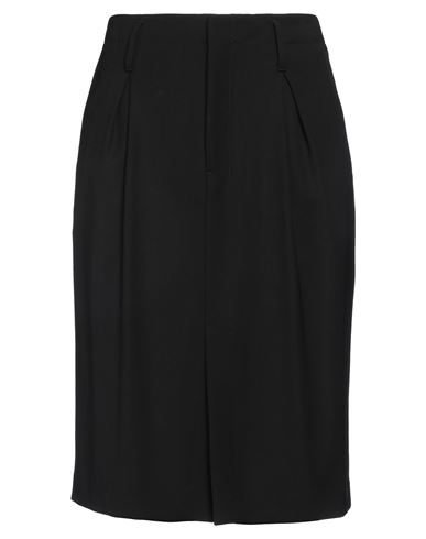 Woman Midi skirt Black Size 6 Viscose, Wool