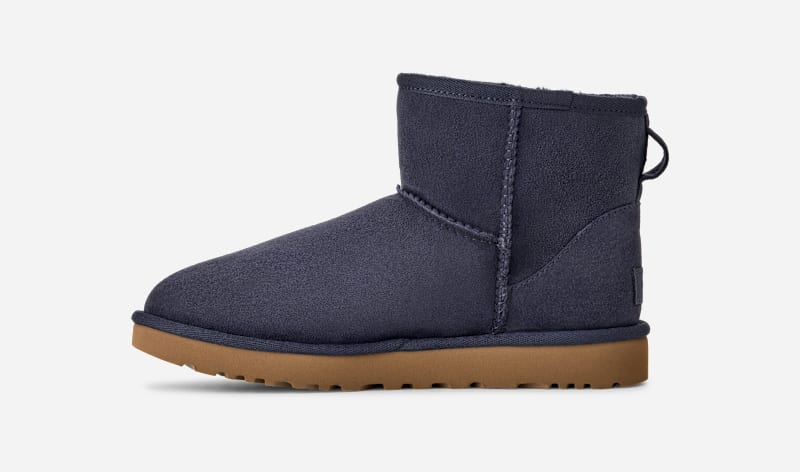 ® Women's Classic Mini II Sheepskin Classic Boots in Dark Indigo