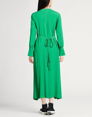 Woman Midi dress Green Size 2 Acetate, Silk