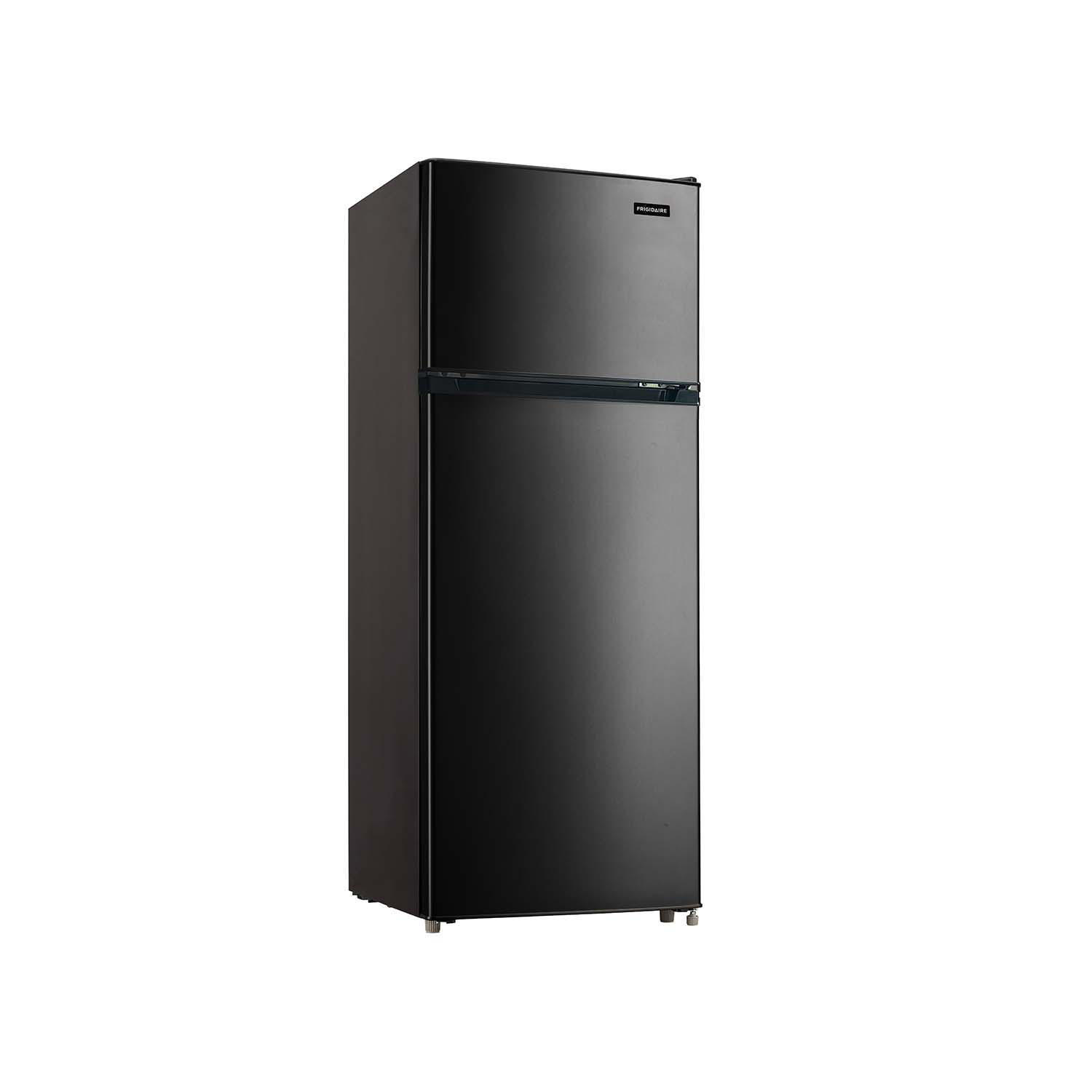 7.5 Cu. Ft. Top Mount Refrigerator - Black:- Black