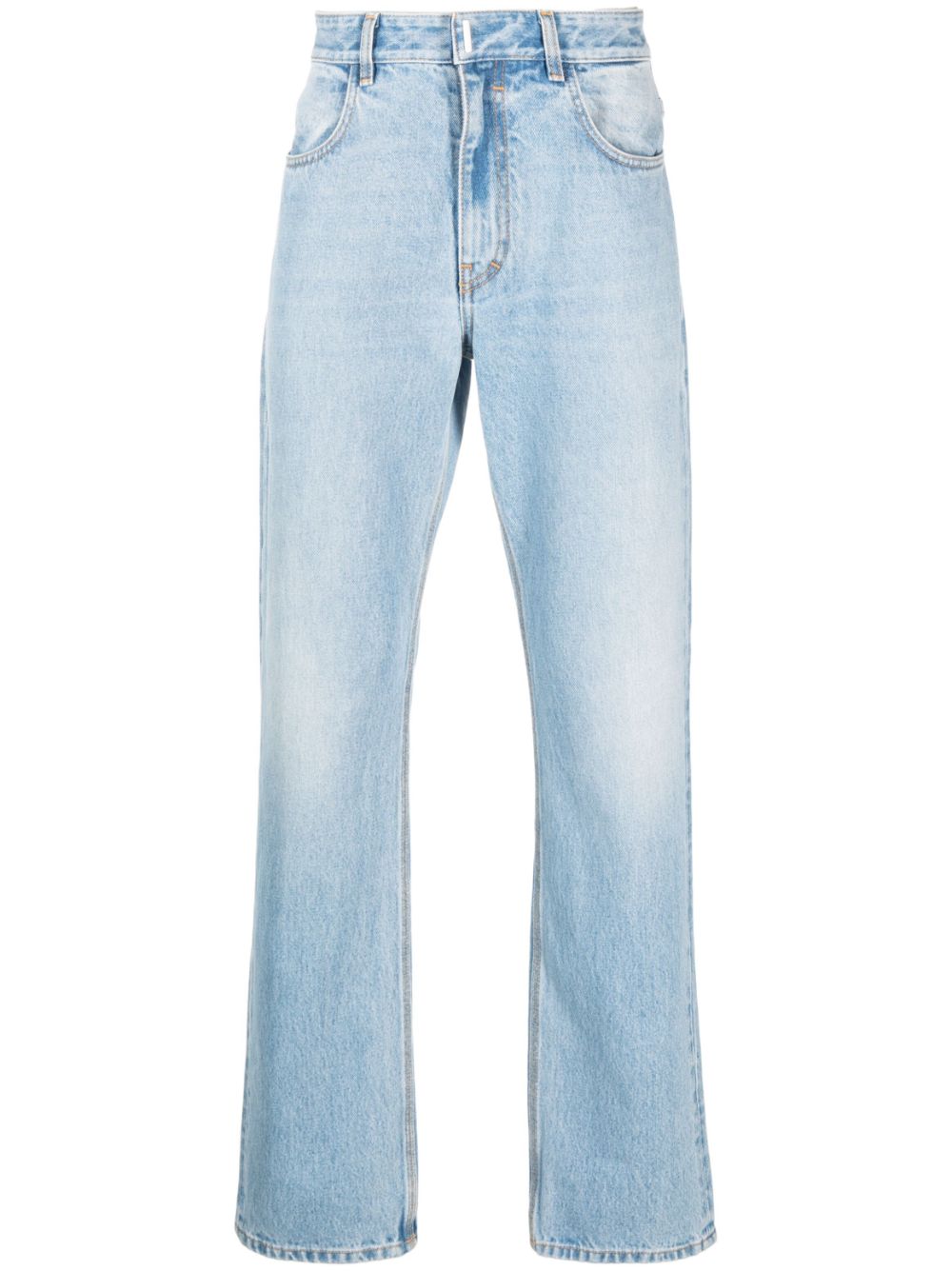 Mid-rise loose-fit jeans - Blue