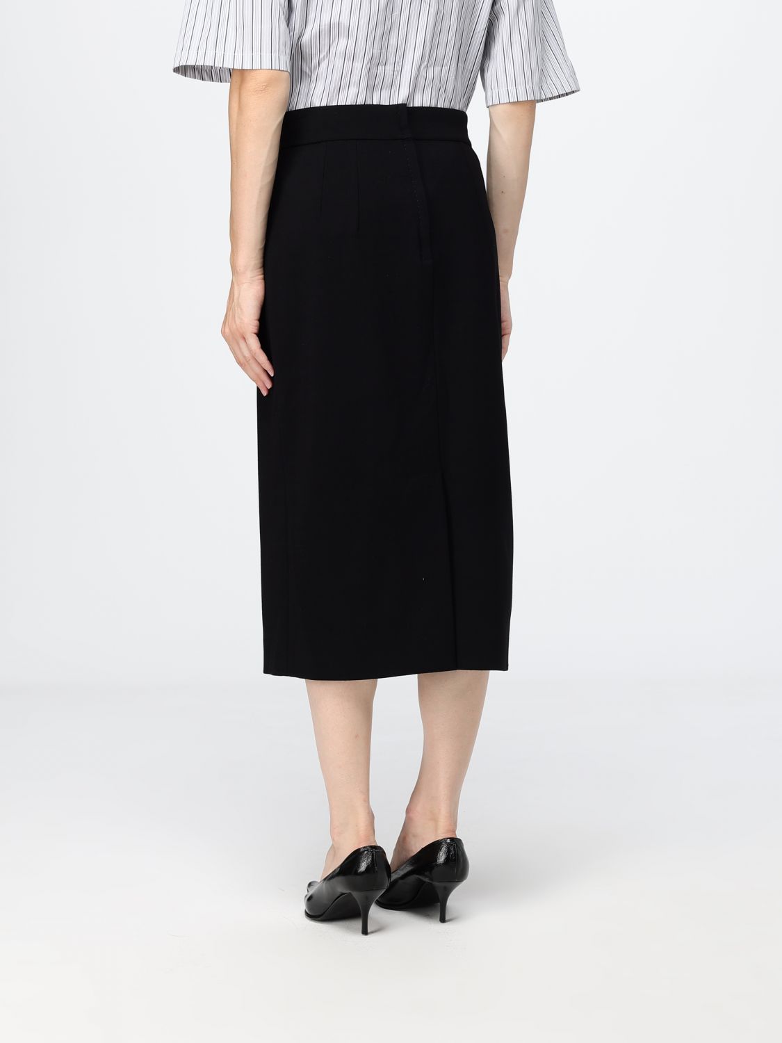 Skirt Woman color Black