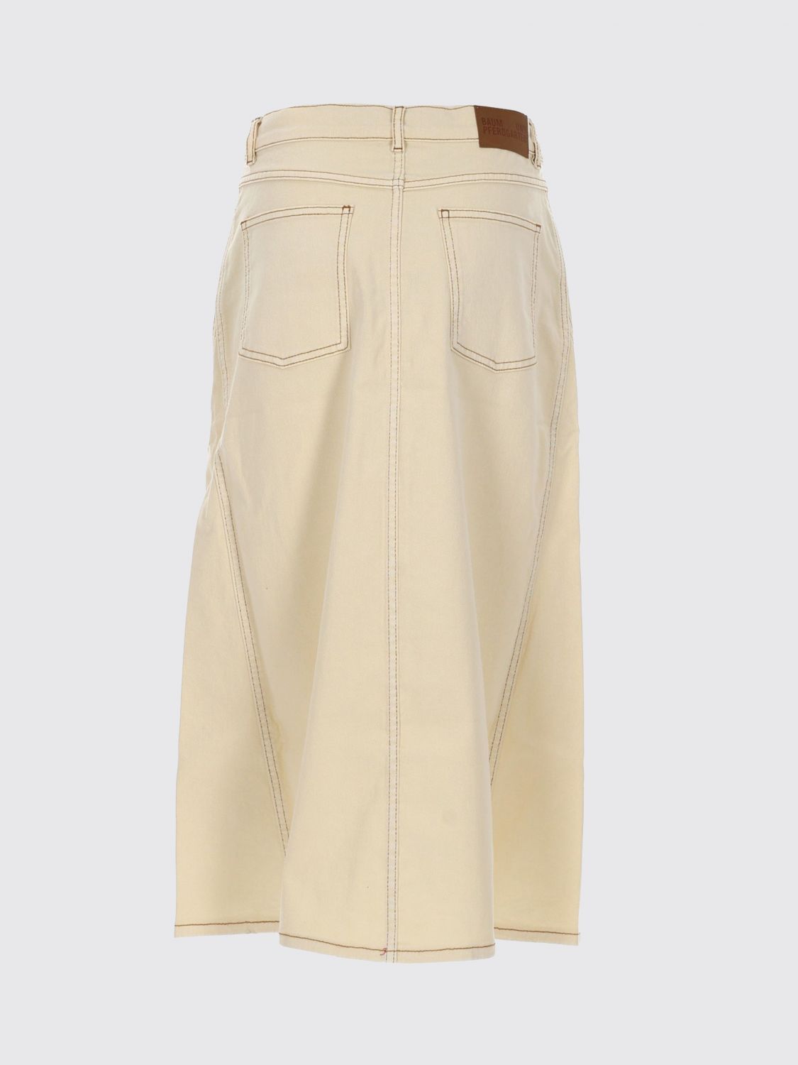 Skirt Woman color Ivory