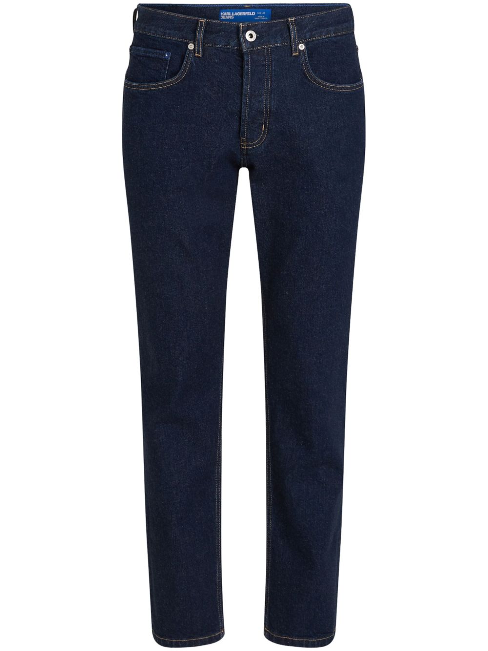 Mid-rise tapered-leg jeans - 1CR