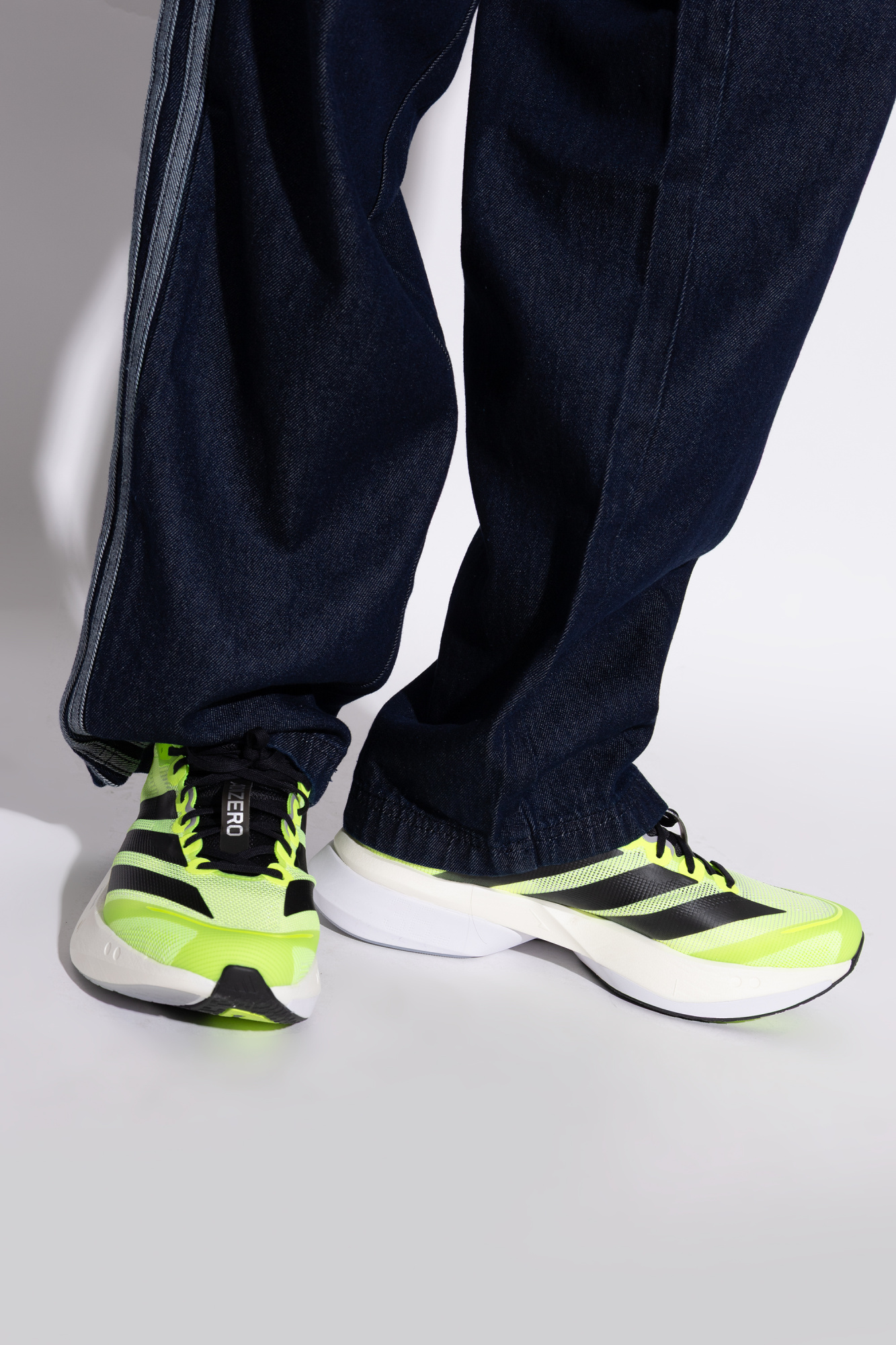 Sports Shoes "ADIZERO BOSTON 13W", Men's, Neon