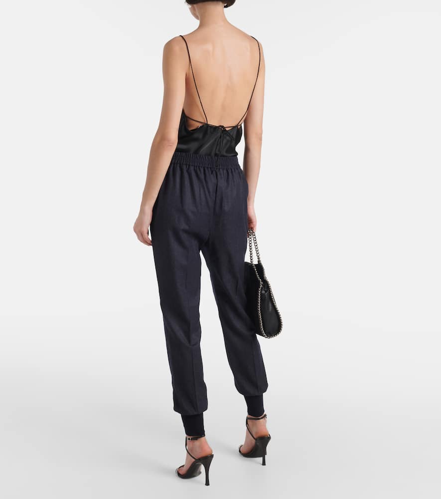 Stella McCartney Wool flannel sweatpants
