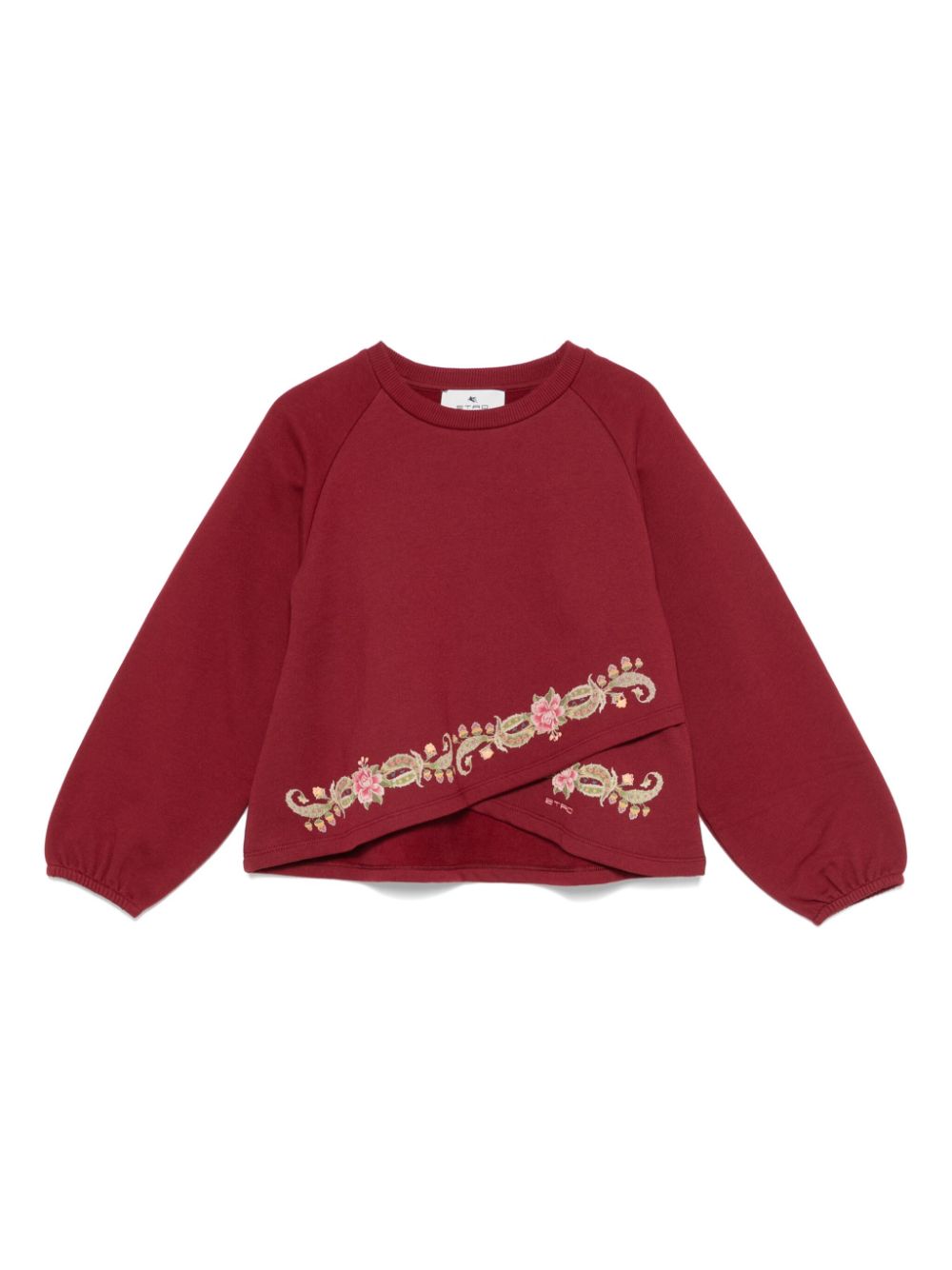 Floral-print sweatshirt - Red