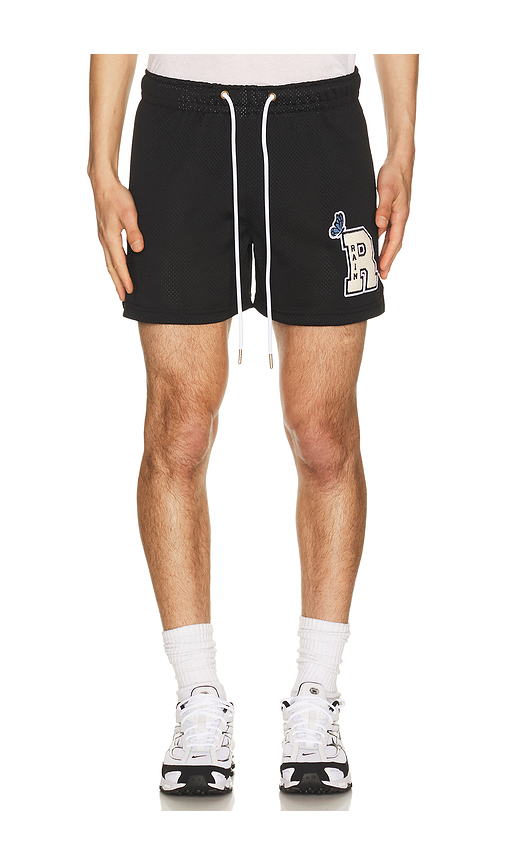 Ryoko Rain Classic Mesh Shorts in Black. - XL/1X also in S