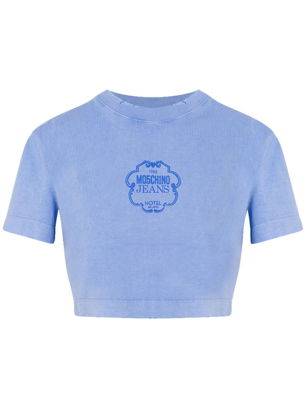 Logo-print T-shirt - Blue