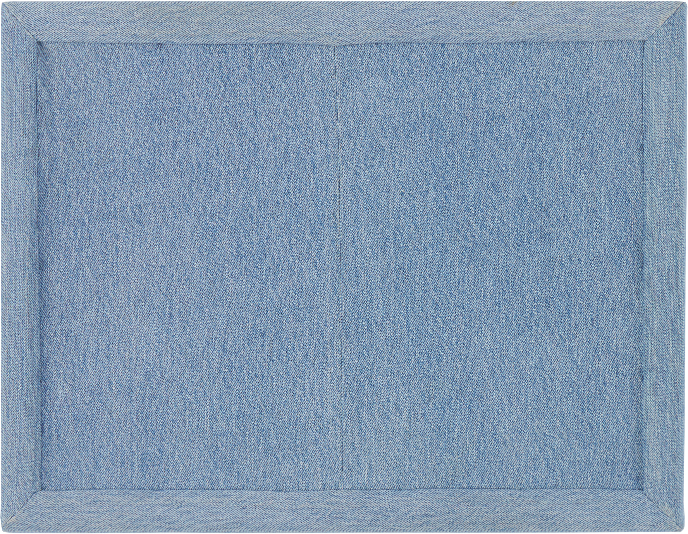 Blue Nº75 Jeansified Object Denim Lap Cushion