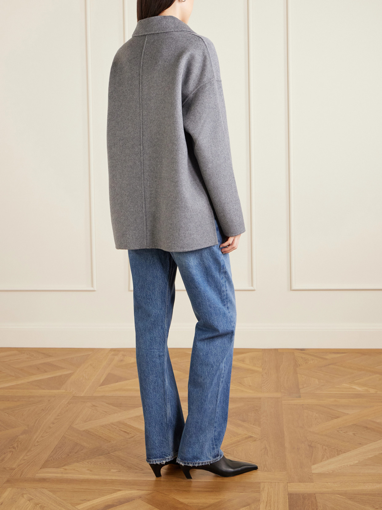 Luca Wool And Cashmere-blend Jacket - Gray