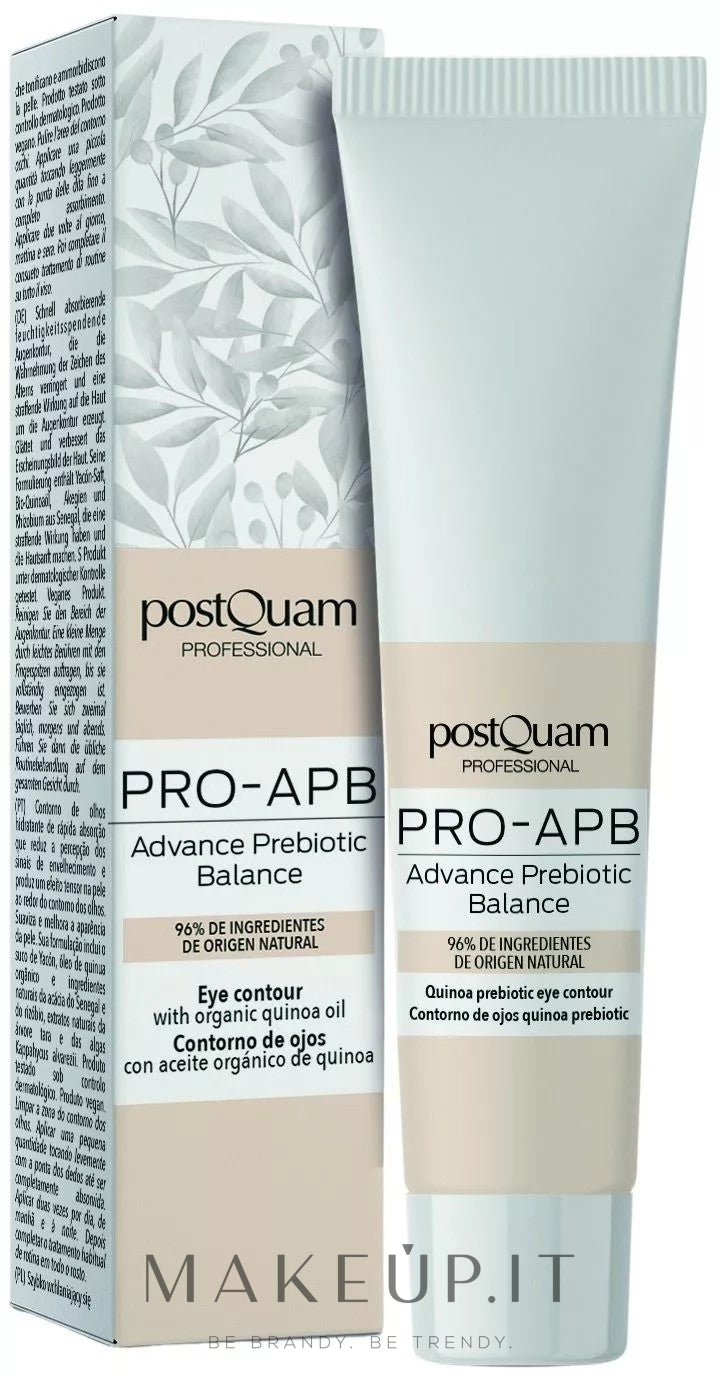 Crema contorno occhi alla quinoa PostQuam Pro-APB Advanced Prebiotic Balance Quinoa Prebiotic Eye Contour