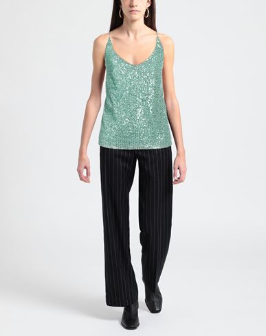 The Nina Studio Woman Top Light green Size 8 Polyester