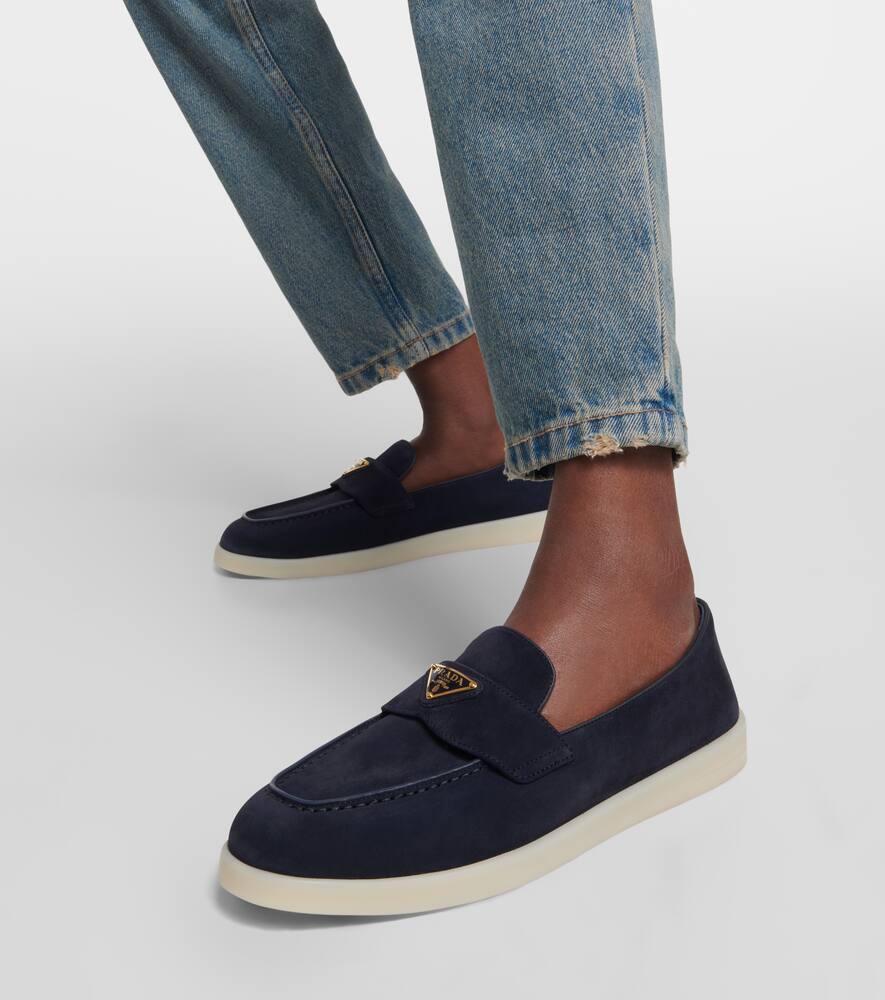 Prada Saint Tropez suede loafers