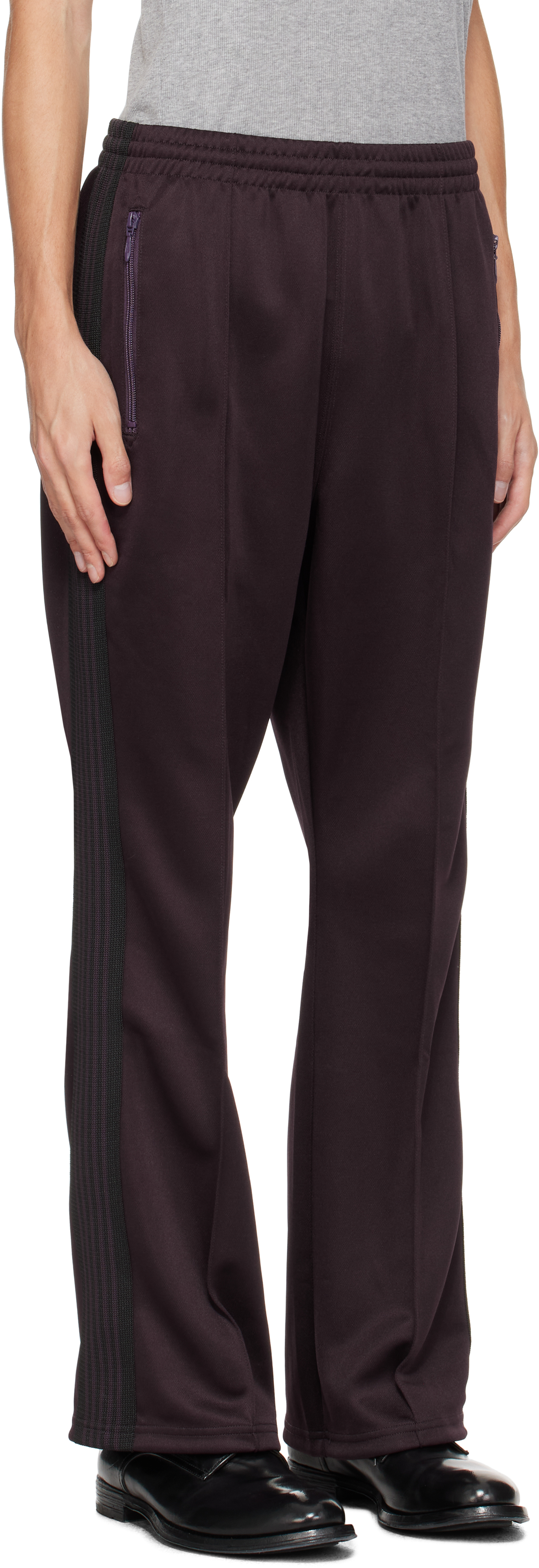 NEEDLES Purple Boot-Cut Track Pants