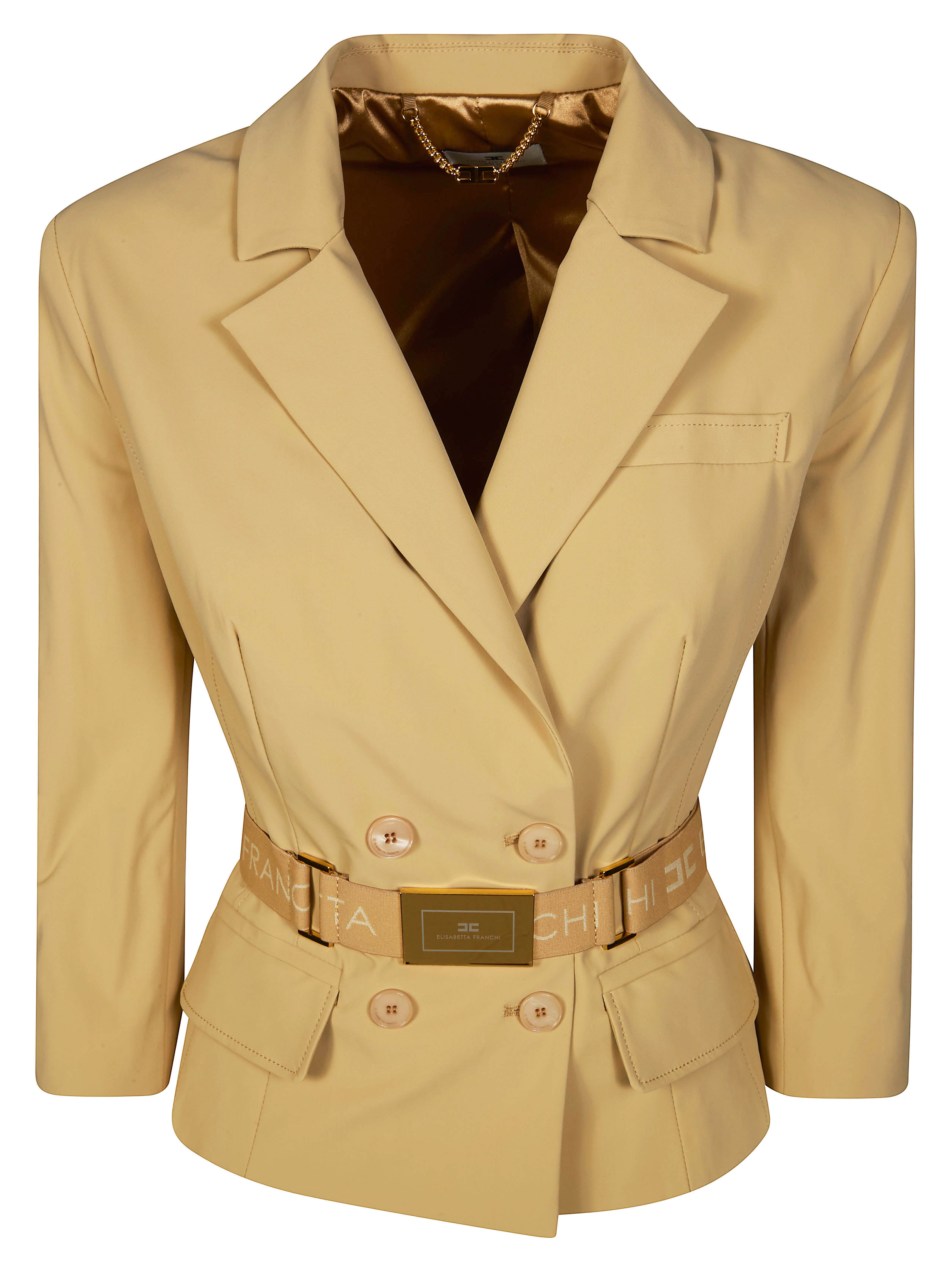 Chic Belted Women's Jacket