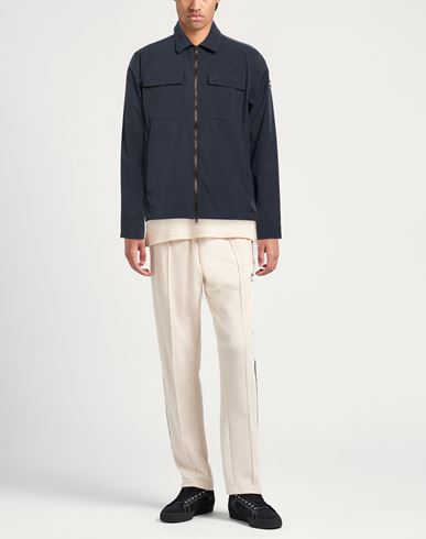 Man Jacket Navy Size 46 Polyester, Elastane