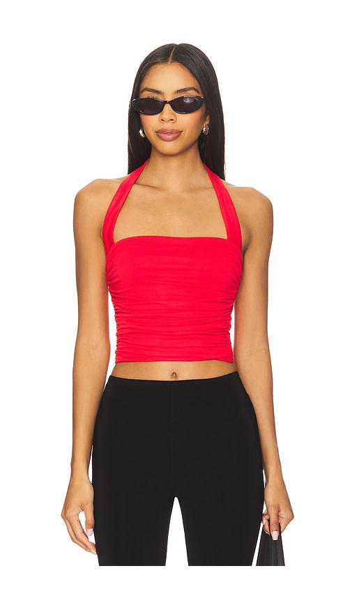 AFRM NECKHOLDER ARANYA in Red. Größe XXS. Also in 1X, 2X, 3X, L, M, S, XL