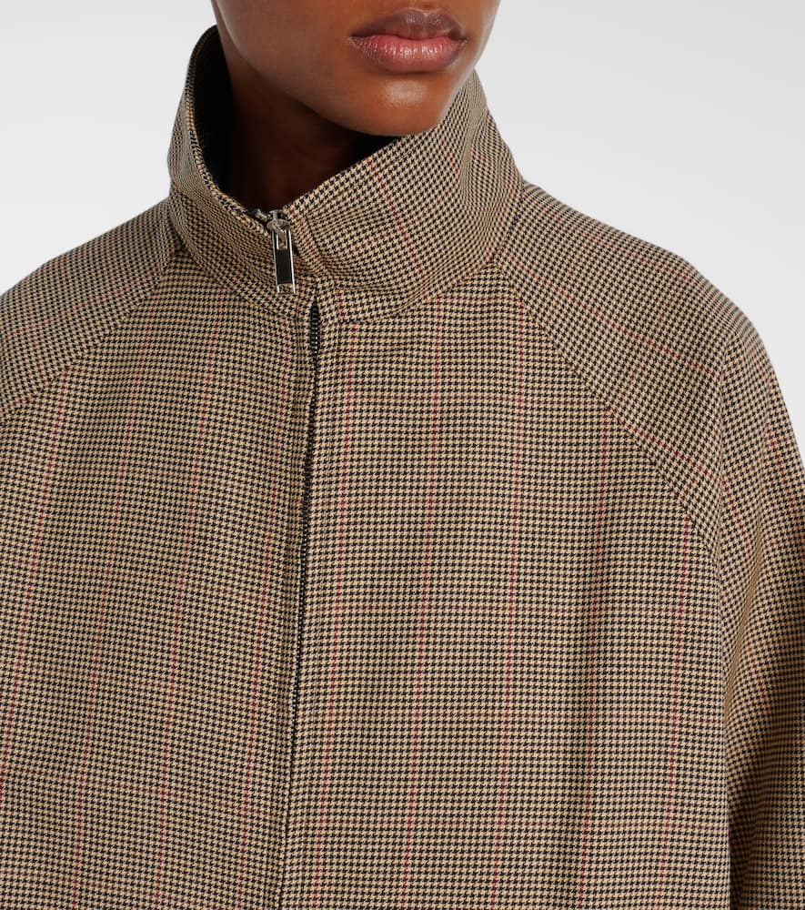 Baxter houndstooth blouson jacket