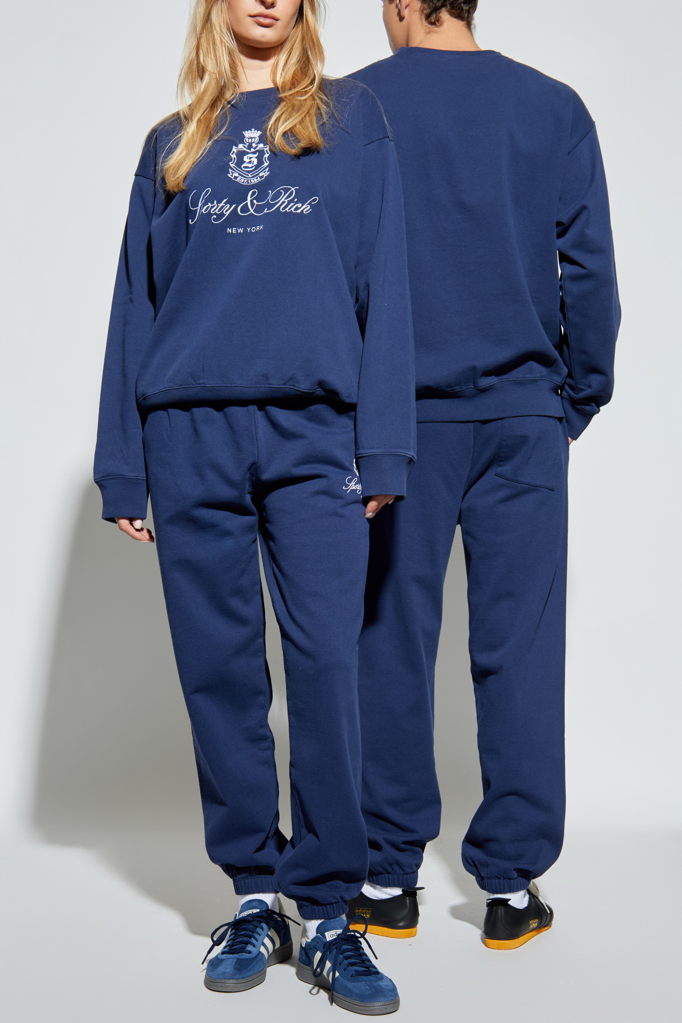 Sweatpants, Unisex, Navy Blue