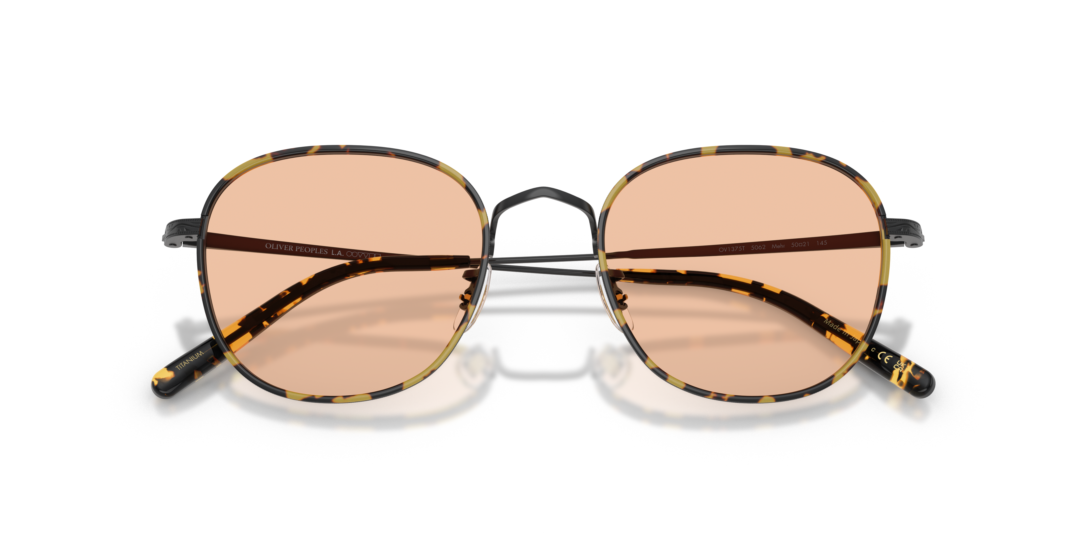 Oliver Peoples Unisex Oliver Peoples OV1375T MEHR 5062 Optical frames Titanium Black Pantos Norma