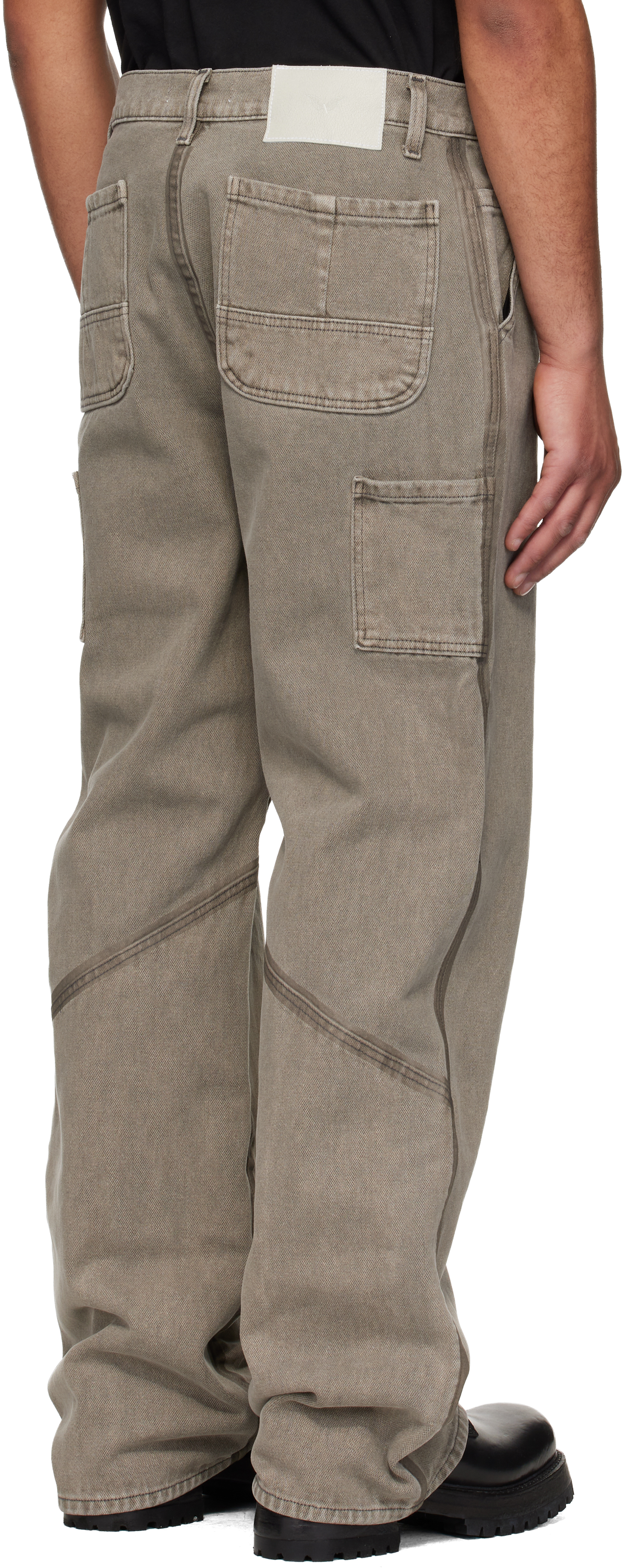Gray Underground Taped Seam Trousers