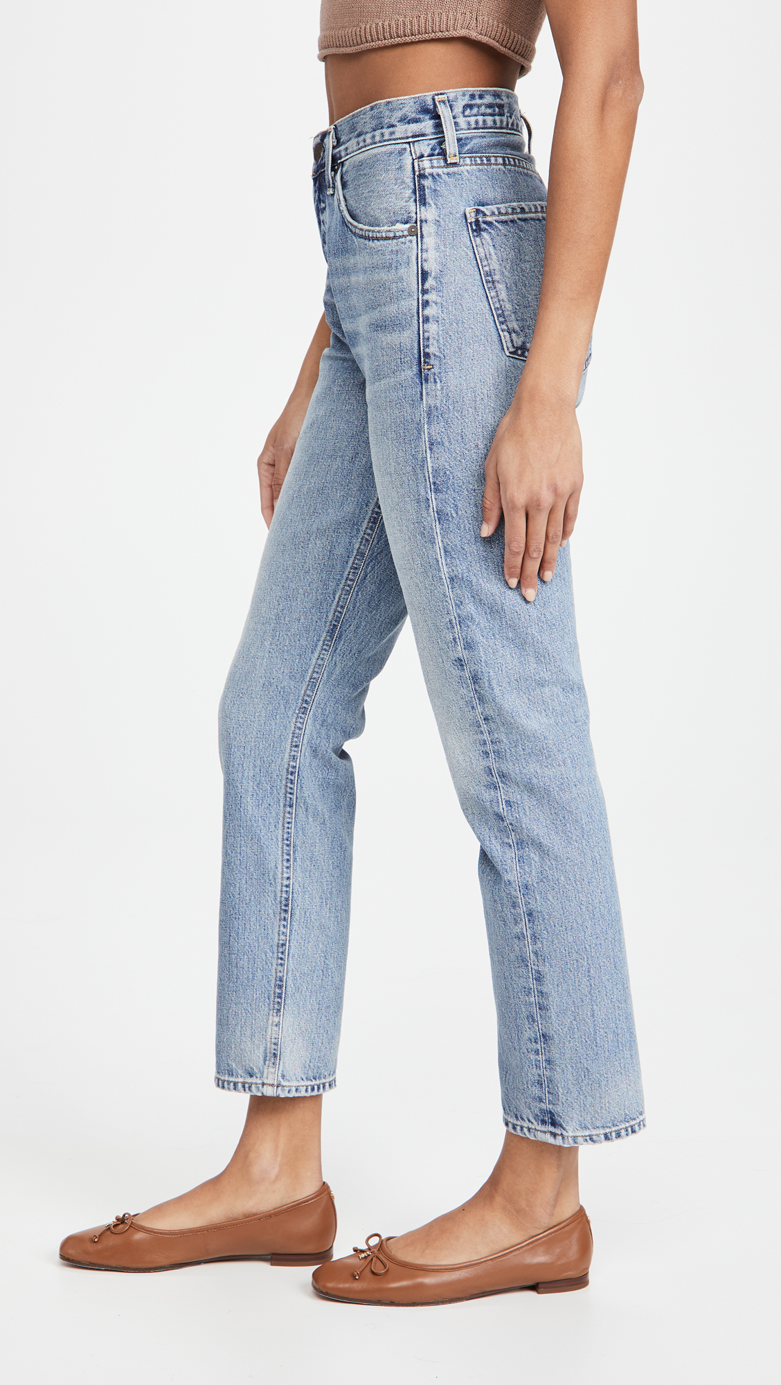 Charlotte High Rise Straight Jeans