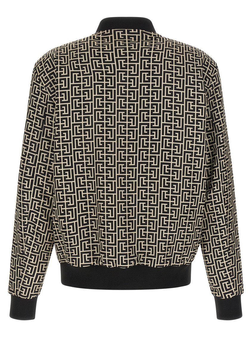 'Monogram' Reversible Bomber Jacket