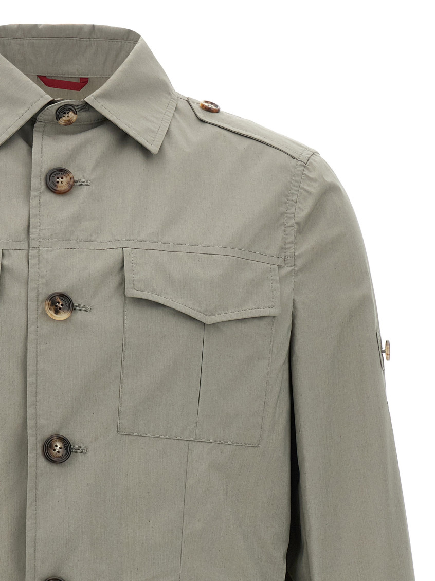 Brunello Cucinelli - Saharan Jacket Casual Jackets, Parka Green