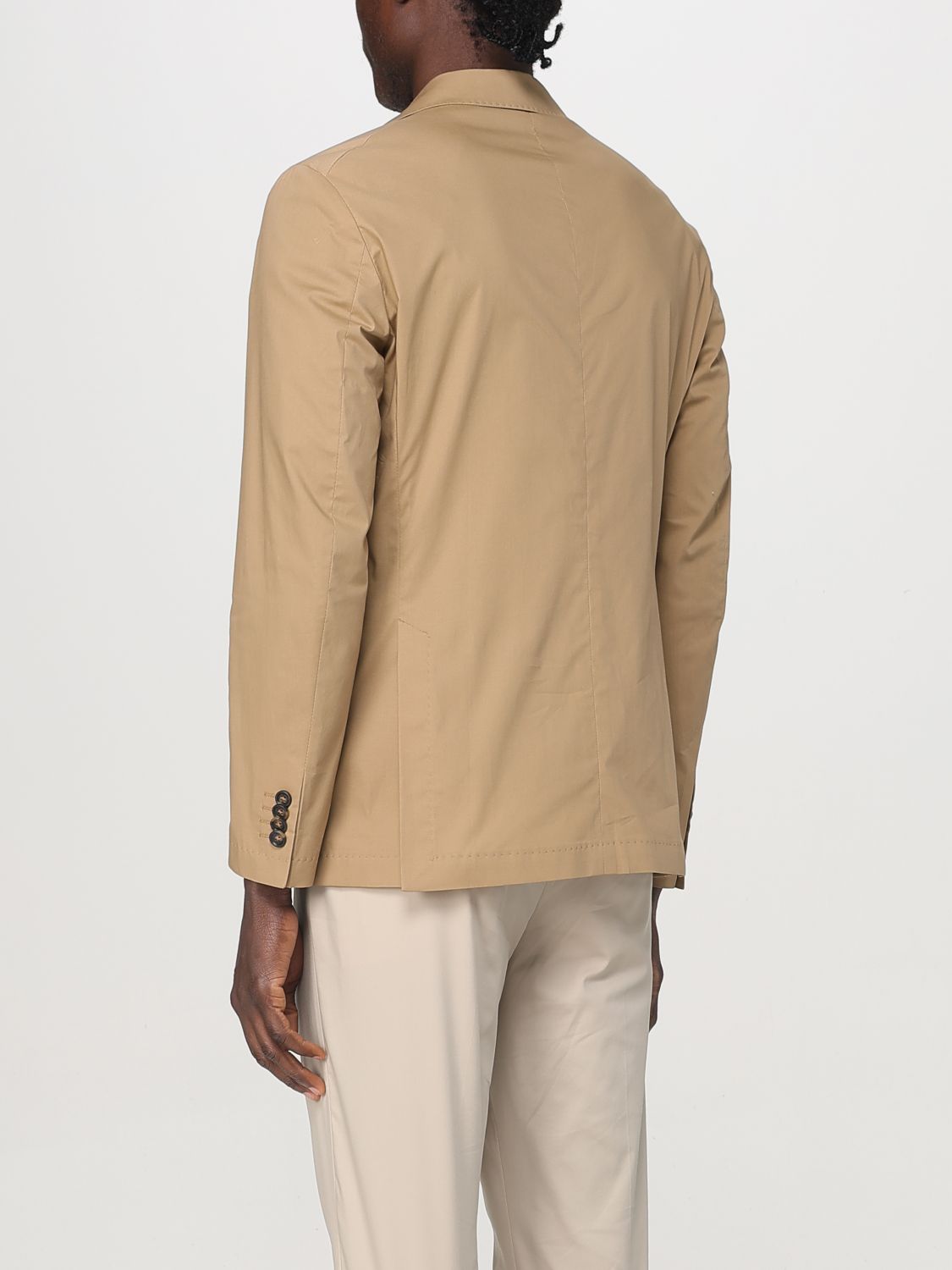 Blazer Men color Beige