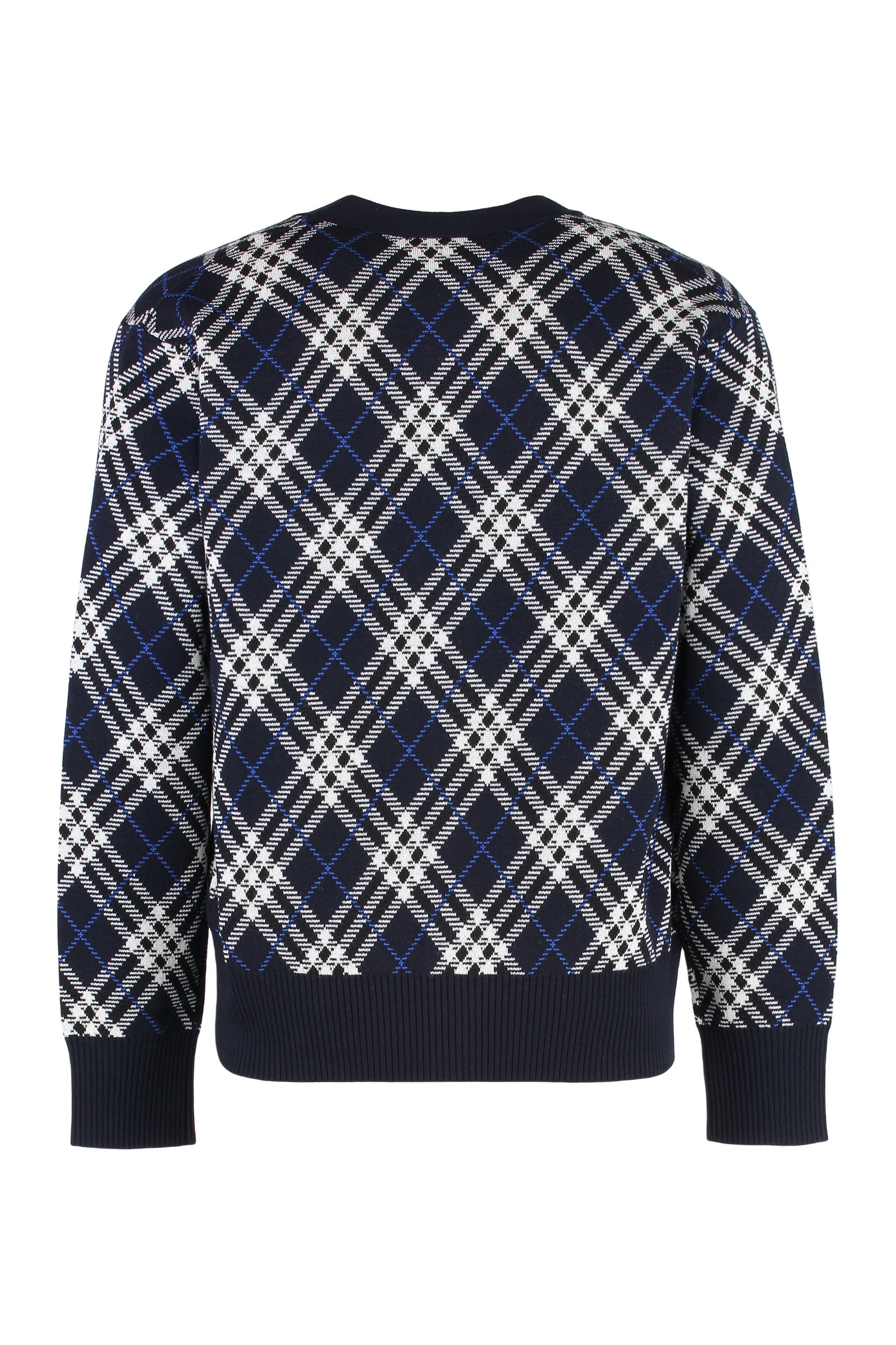 Wool Vintage Check Cardigan