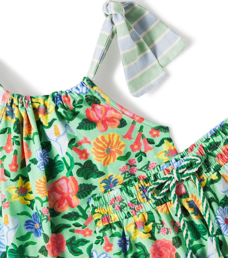 Fábula Floresceu cotton top and shorts set