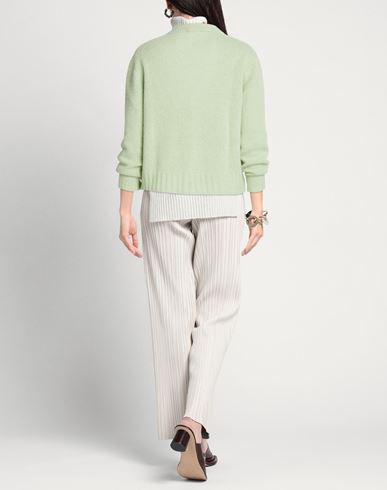 Woman Cardigan Light green Size L Alpaca wool, Polyamide, Wool