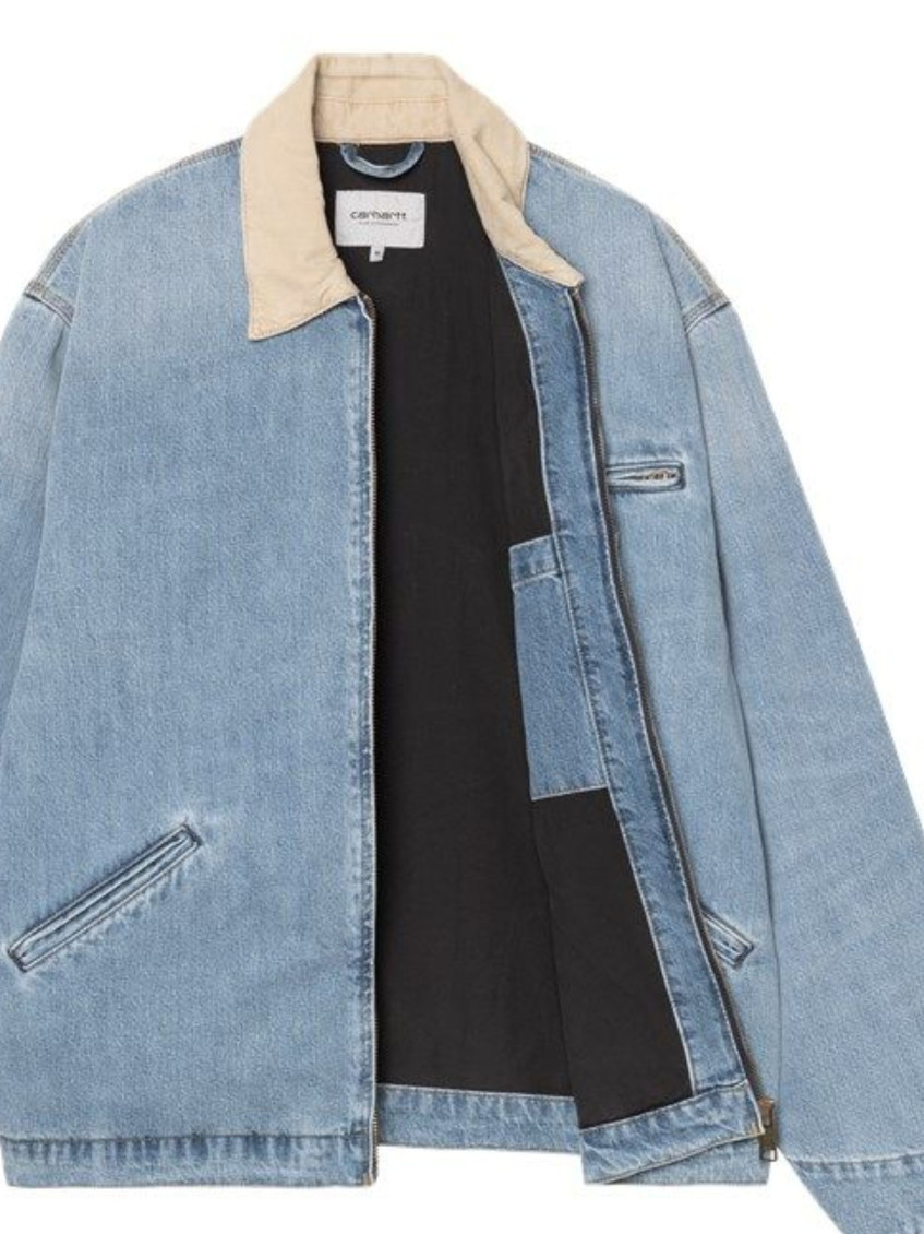 Carhartt Wip - short jacket contrast collar side pocket
