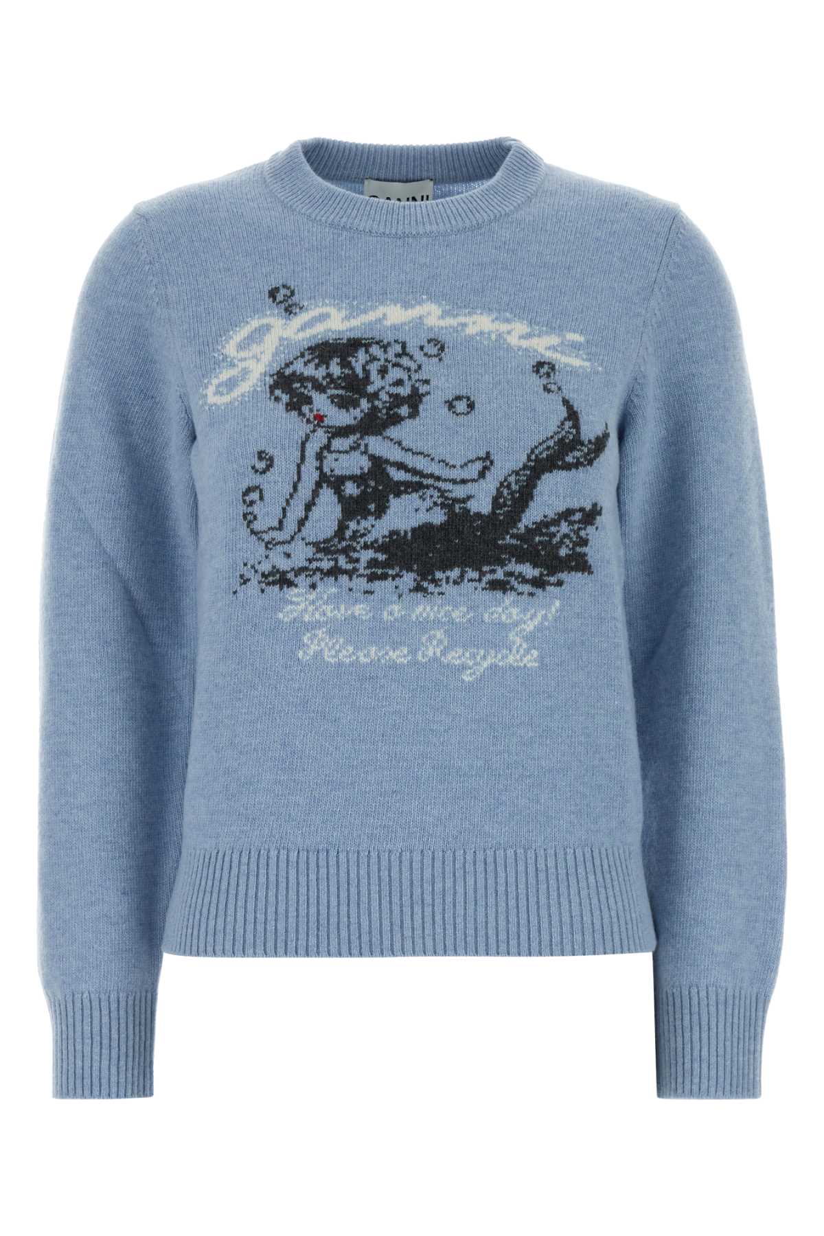 Wool Sweater — Blue