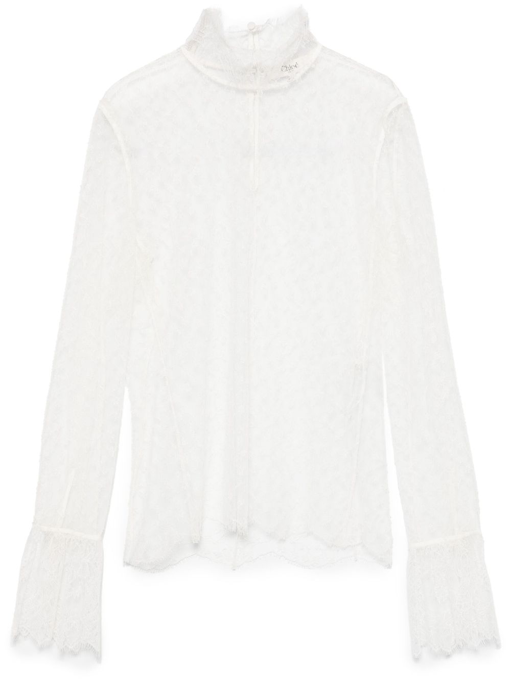 Lace blouse - White