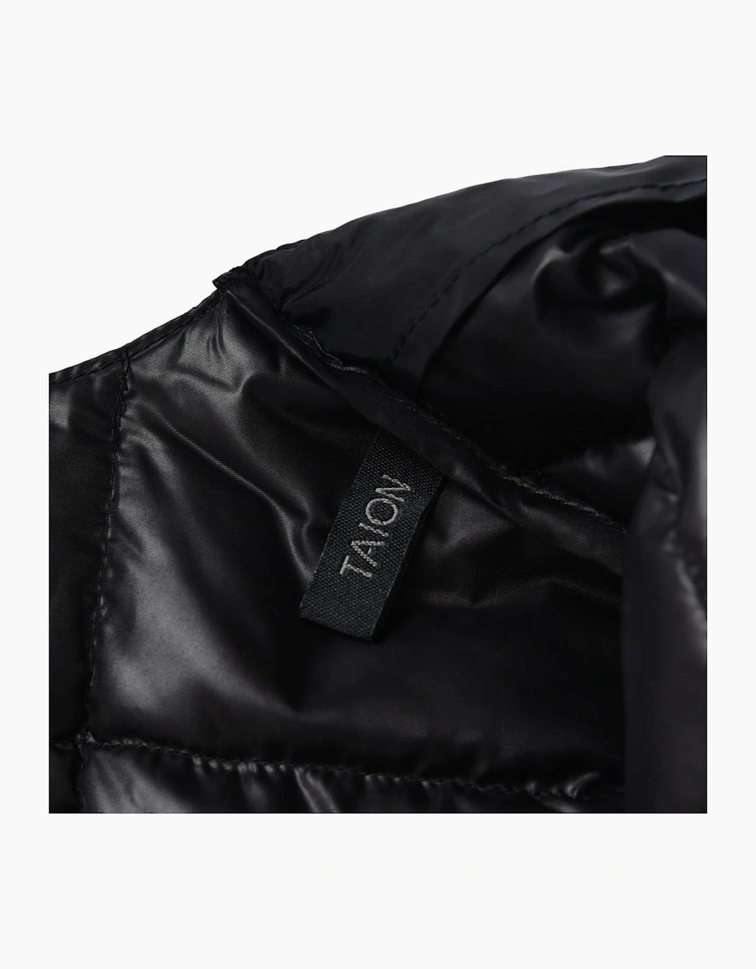 Men's TAION Original Crew Neck Down Vest - Black - : 38/Regular