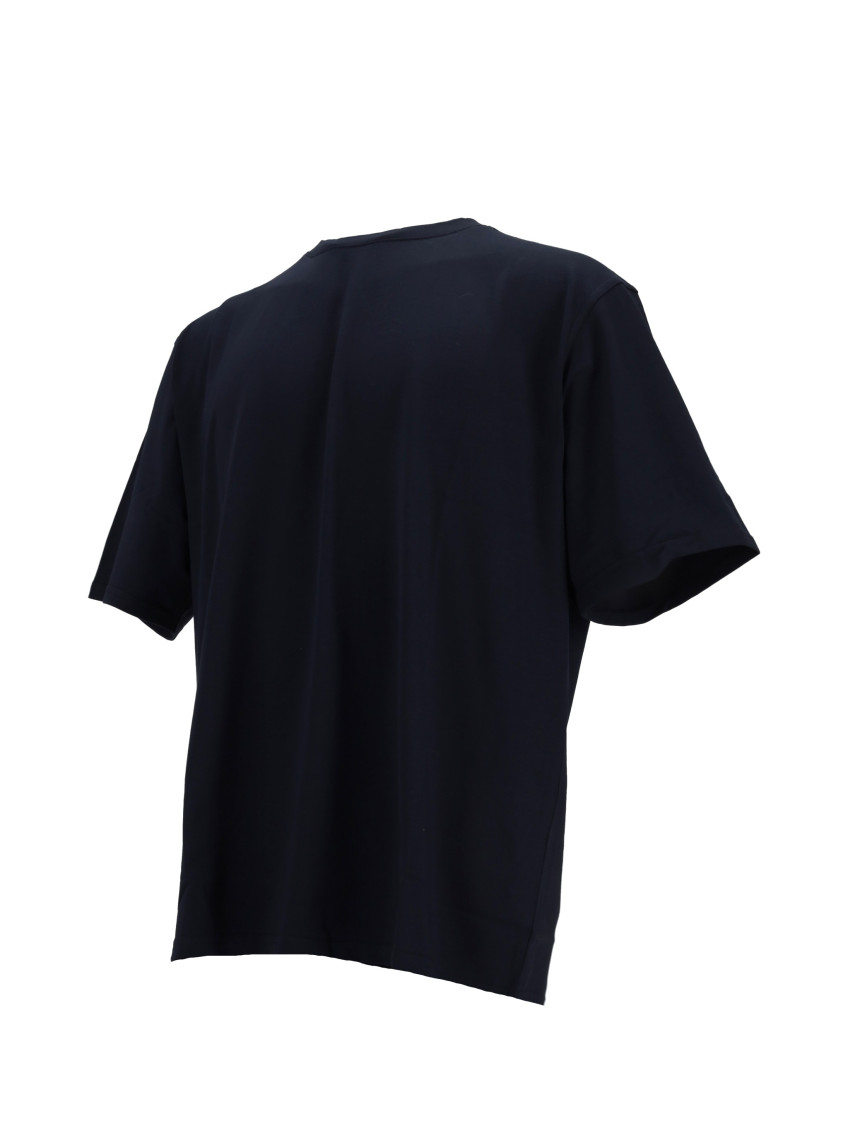Navy Blue Solid T-Shirt
