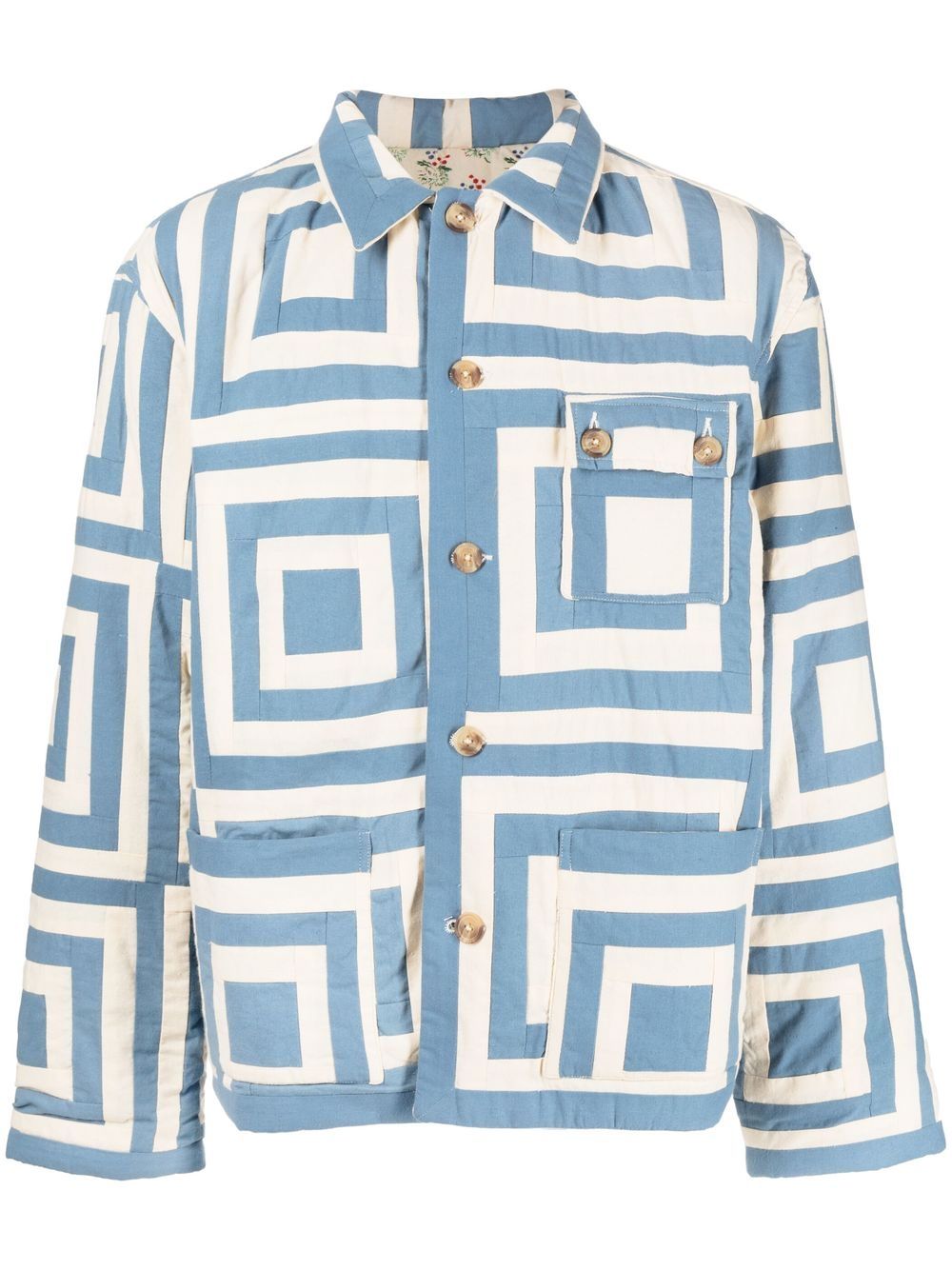 White House Steps quilted jacket - Blue