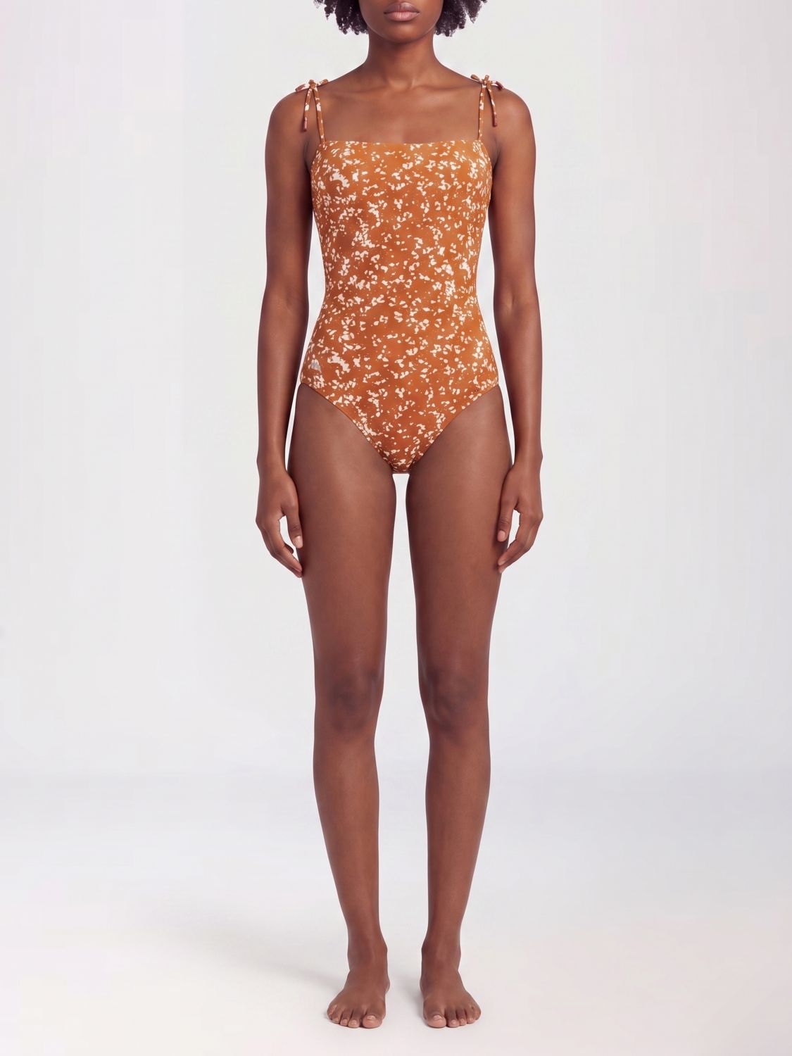 Swimsuit Woman color Brown