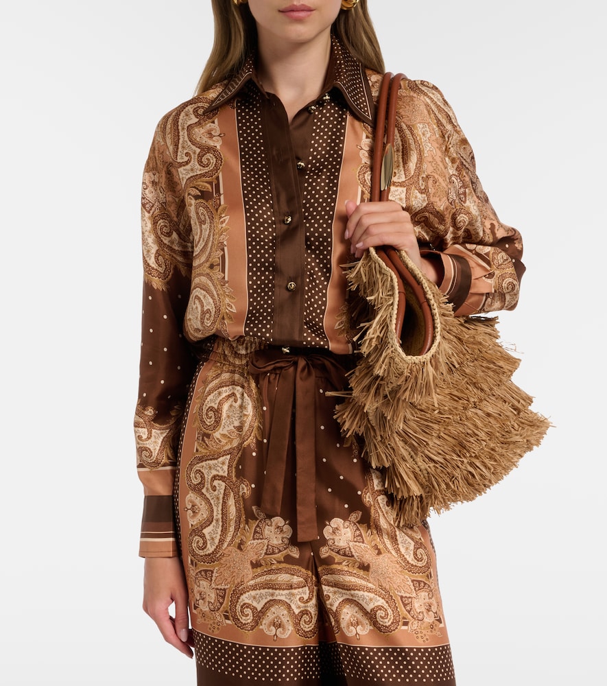 Luna paisley silk shirt