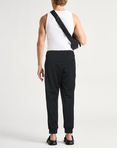 Man Pants Black Size L Cotton, Polyester