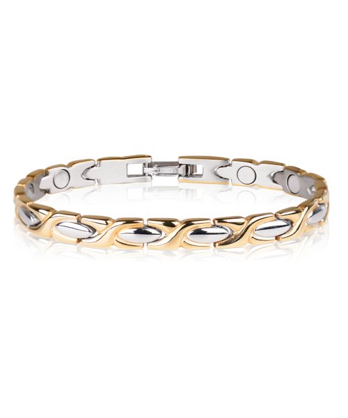 332 Lady Executive Dress Gold Duet Magnet Bracelet