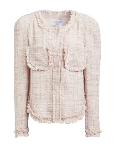 Woman Jacket Beige Size 4 Polyester, Polyacrylic
