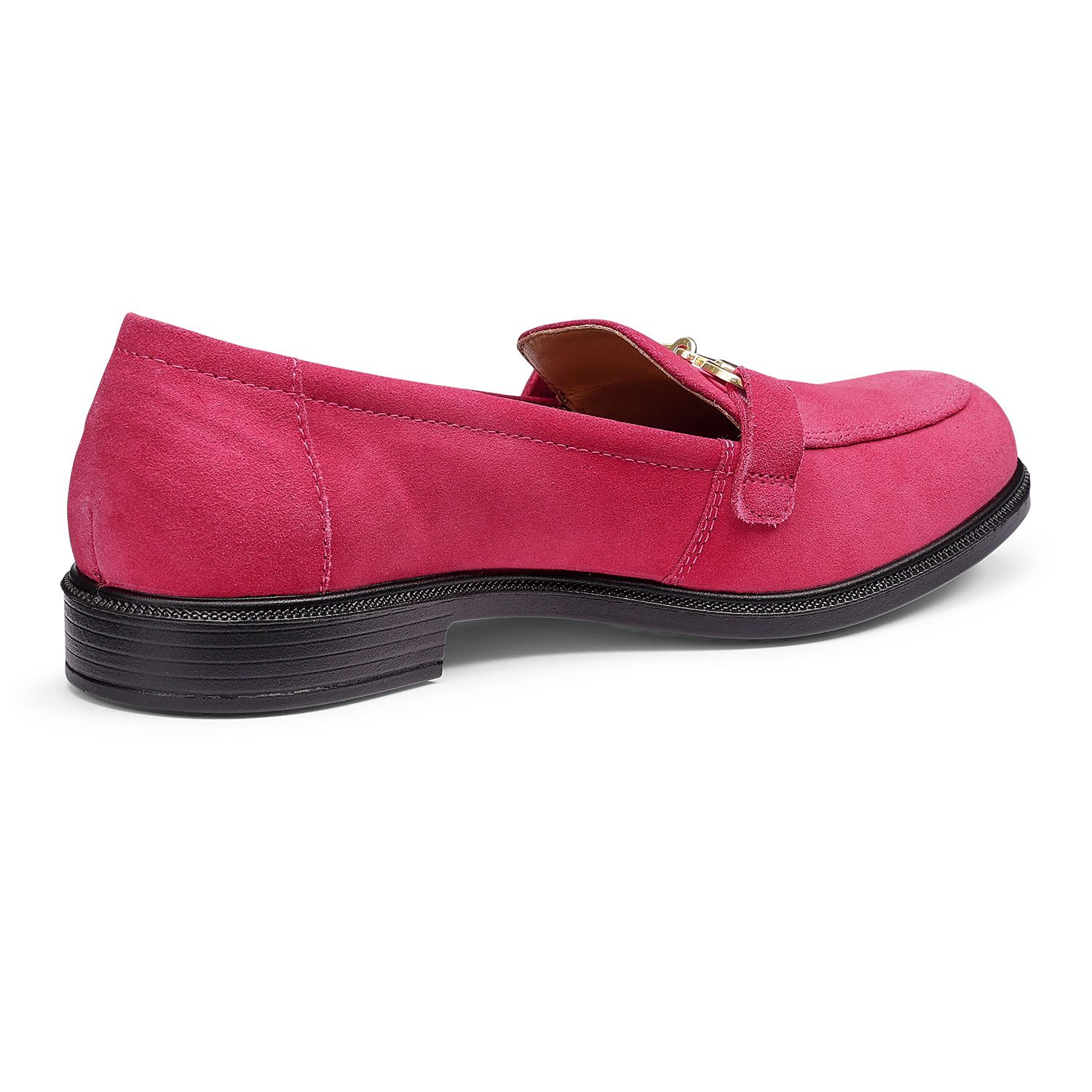 Hotter Women's 'Clovelly' Loafers in Bright Pink